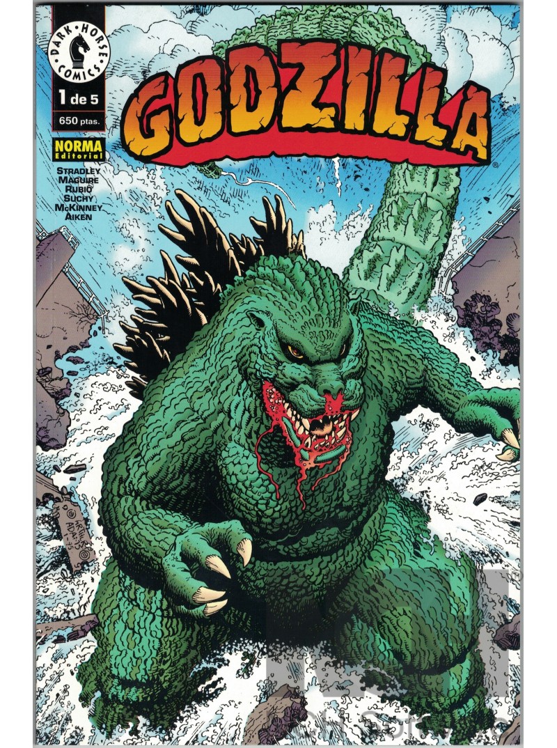 Godzilla pack 5 nºs Godzilla pack 5 nºs